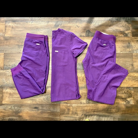 Women’s Figs Scrub Bottom - Ultra Violet - Picture 2 of 4